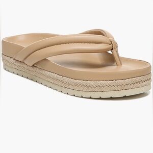 Vince EUC SZ 8.5 Platform Espadrille Slide